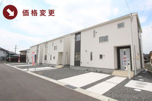 岡山県岡山市北区小山の新築一戸建て分譲住宅の外観 物件詳細ページにリンク