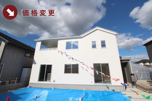 倉敷市片島町の新築一戸建て分譲住宅の外観 物件詳細ページにリンク