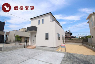 岡山県倉敷市玉島柏島の新築一戸建て分譲住宅の外観 物件詳細ページにリンク