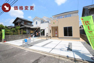 岡山県倉敷市黒崎の新築一戸建て分譲住宅の外観 物件詳細ページにリンク