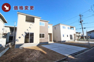 岡山市中区乙多見の新築一戸建て分譲住宅の外観 物件詳細ページにリンク