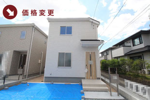 倉敷市水江の新築一戸建て分譲住宅の外観 物件詳細ページにリンク