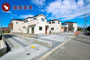 岡山県岡山市東区金岡西町の新築一戸建て分譲住宅の外観 物件詳細ページにリンク
