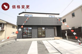 岡山市北区西辛川の新築一戸建て分譲住宅の外観 物件詳細ページにリンク