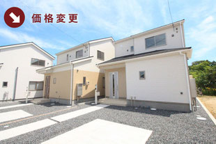 岡山県倉敷市玉島柏島の新築一戸建て分譲住宅の外観 物件詳細ページにリンク