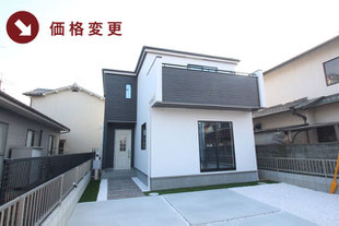 岡山市南区大福の新築一戸建て分譲住宅の外観 物件詳細ページにリンク