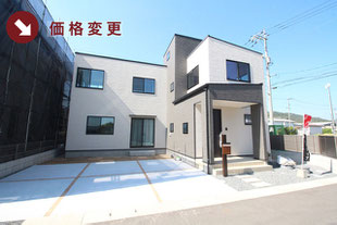 岡山市北区辛川市場の新築一戸建て分譲住宅の外観 物件詳細ページにリンク