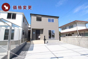 倉敷市水江の新築一戸建て分譲住宅の外観 物件詳細ページにリンク