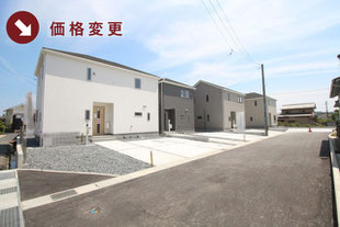 瀬戸内市邑久町山田庄の新築一戸建て分譲住宅の外観 物件詳細ページにリンク