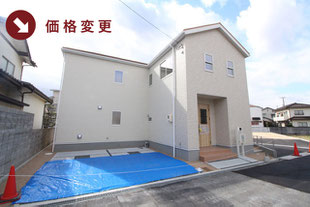 岡山県倉敷市安江の新築一戸建て分譲住宅の外観 物件詳細ページにリンク