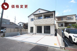 岡山市南区並木町2丁目の新築一戸建て分譲住宅の外観 物件詳細ページにリンク