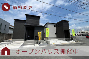 岡山市中区原尾島4丁目の新築一戸建て分譲住宅の外観 物件詳細ページにリンク