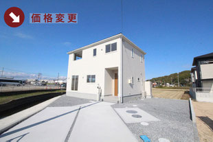 瀬戸内市邑久町山田庄の新築一戸建て分譲住宅の外観 物件詳細ページにリンク