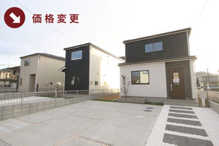 瀬戸内市長船町福里の新築一戸建て分譲住宅の外観 物件詳細ページにリンク