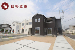 総社市中原の新築一戸建て分譲住宅の外観 物件詳細ページにリンク
