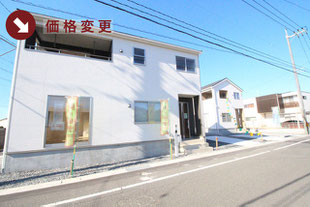 岡山県倉敷市福田町古新田の新築一戸建て分譲住宅の外観 物件詳細ページにリンク