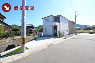 岡山市南区彦崎の新築一戸建て分譲住宅の外観 物件詳細ページにリンク