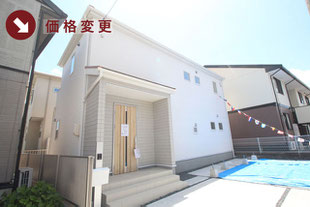 倉敷市西富井の新築一戸建て分譲住宅の外観 物件詳細ページにリンク