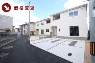 岡山県倉敷市川入の新築一戸建て分譲住宅の外観 物件詳細ページにリンク