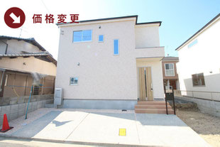 岡山県岡山市中区雄町の新築一戸建て分譲住宅の外観 物件詳細ページにリンク