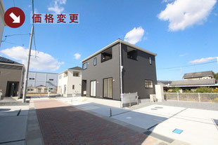 瀬戸内市長船町福里の新築一戸建て分譲住宅の外観 物件詳細ページにリンク
