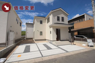 岡山県総社市清音上中島の新築一戸建て分譲住宅の外観 物件詳細ページにリンク