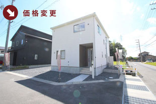 岡山県倉敷市玉島阿賀崎の新築一戸建て分譲住宅の外観 物件詳細ページにリンク