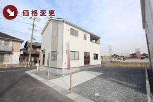 岡山県倉敷市玉島乙島の新築一戸建て分譲住宅の外観 物件詳細ページにリンク