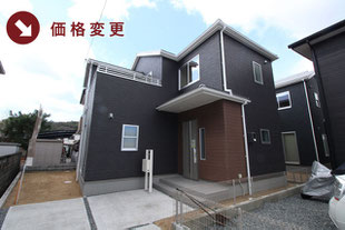 岡山県倉敷市児島下の町の新築一戸建て分譲住宅の外観 物件詳細ページにリンク