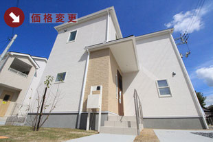 岡山県都窪郡早島町早島の新築一戸建て分譲住宅の外観 物件詳細ページにリンク