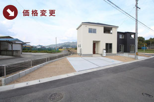 岡山県瀬戸内市長船町服部の新築一戸建て分譲住宅の外観 物件詳細ページにリンク