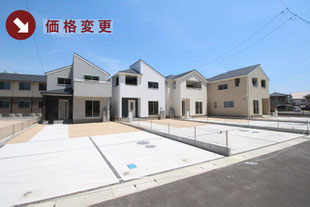瀬戸内市長船町長船の新築一戸建て分譲住宅の外観 物件詳細ページにリンク