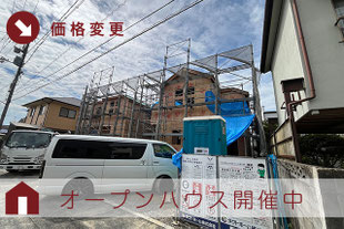 岡山市北区西辛川の新築一戸建て分譲住宅の外観 物件詳細ページにリンク
