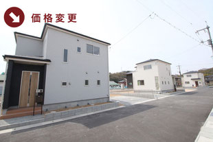 岡山県瀬戸内市邑久町向山の新築一戸建て分譲住宅の外観 物件詳細ページにリンク