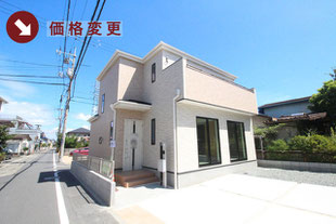 岡山市南区福富東の新築一戸建て分譲住宅の外観 物件詳細ページにリンク