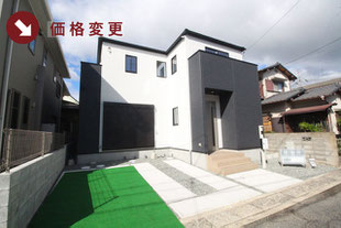 倉敷市西阿知町の新築一戸建て分譲住宅の外観 物件詳細ページにリンク