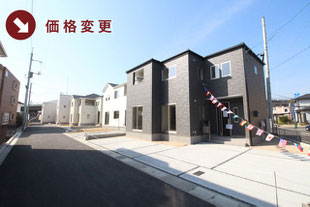 岡山県倉敷市水江の新築一戸建て分譲住宅の外観 物件詳細ページにリンク