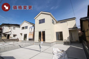 岡山県岡山市中区原尾島の新築一戸建て分譲住宅の外観 物件詳細ページにリンク