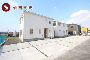 岡山県倉敷市中畝8丁目の新築一戸建て分譲住宅の外観 物件詳細ページにリンク