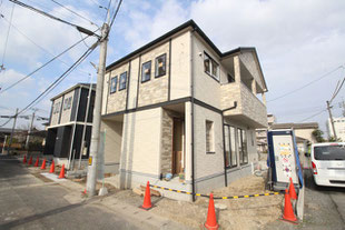 岡山市北区今7丁目の新築一戸建て分譲住宅の外観 物件詳細ページにリンク