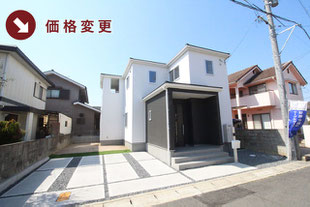 岡山市東区久保の新築一戸建て分譲住宅の外観 物件詳細ページにリンク