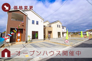 岡山県都窪郡早島町早島の新築一戸建て分譲住宅の外観 物件詳細ページにリンク