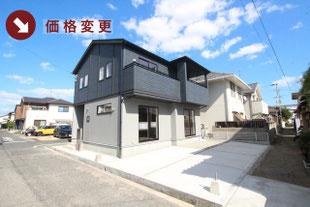 岡山市南区並木町2丁目の新築一戸建て分譲住宅の外観 物件詳細ページにリンク