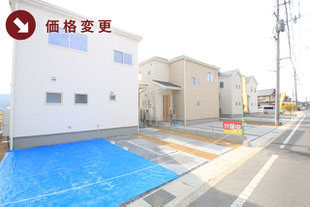 岡山県倉敷市松島の新築一戸建て分譲住宅の外観 物件詳細ページにリンク
