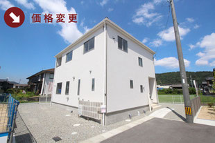 岡山県倉敷市林の新築一戸建て分譲住宅の外観 物件詳細ページにリンク