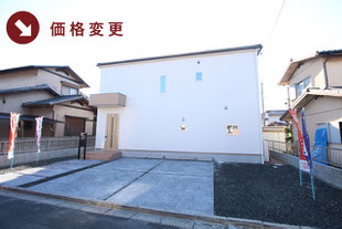 岡山県岡山市東区瀬戸町万富の新築一戸建て分譲住宅の外観 物件詳細ページにリンク