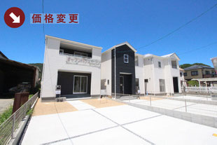 岡山県岡山市東区瀬戸町万富の新築一戸建て分譲住宅の外観 物件詳細ページにリンク