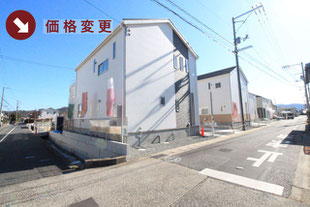 岡山県倉敷市北畝の新築一戸建て分譲住宅の外観 物件詳細ページにリンク