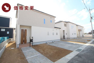 岡山県瀬戸内市邑久町豊安の新築一戸建て分譲住宅の外観 物件詳細ページにリンク