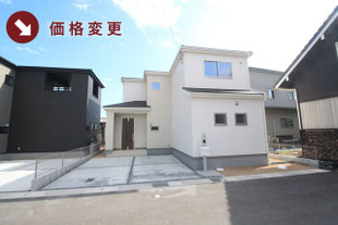 倉敷市林の新築一戸建て分譲住宅の外観 物件詳細ページにリンク
